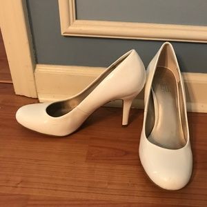 white pumps
